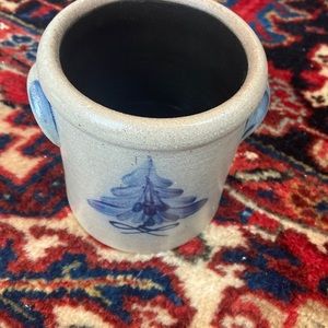 Rowe pottery tree crock